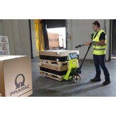  Wiegehubwagen Pramac Wiegehubwagen CE geeicht mit Drucker 2.500 kg - GS/P 25 - 1185 x 555 - PN/N Tandem 12448269